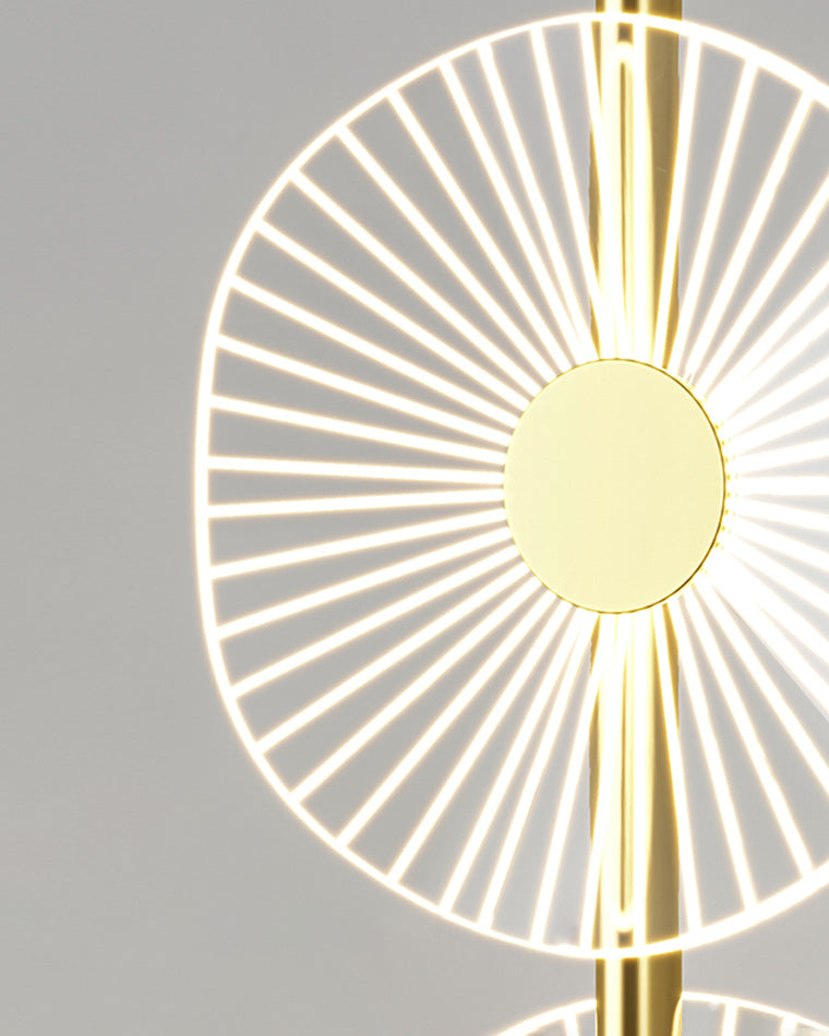 WOMO Multi-Light Dimmbare Stehlampe mit Fernbedienung-WM7075
