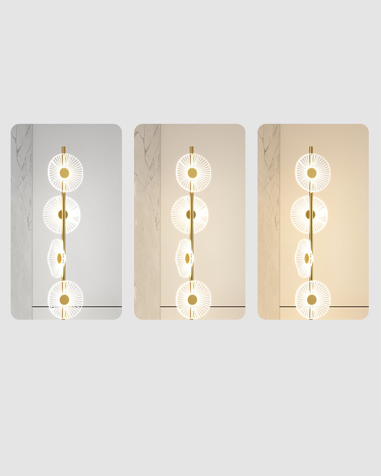 WOMO Multi-Light Dimmbare Stehlampe mit Fernbedienung-WM7075