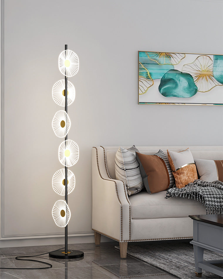 WOMO Multi-Light Dimmbare Stehlampe mit Fernbedienung-WM7075