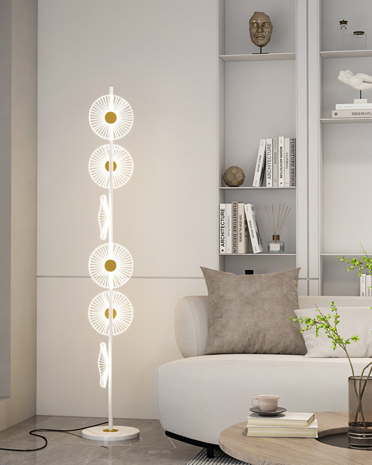 WOMO Multi-Light Dimmbare Stehlampe mit Fernbedienung-WM7075