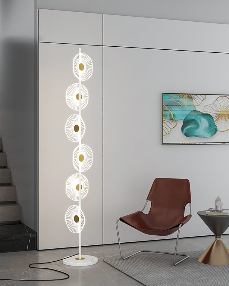 WOMO Multi-Light Dimmbare Stehlampe mit Fernbedienung-WM7075