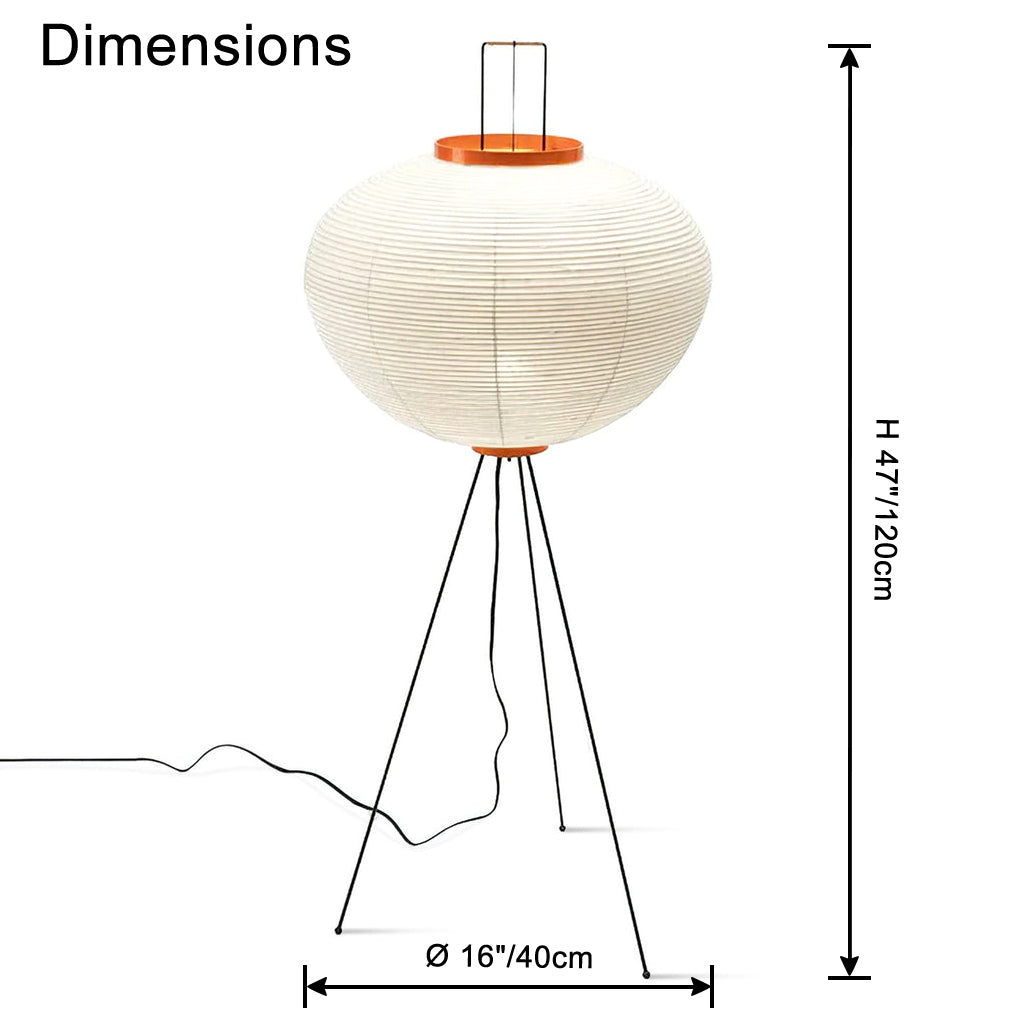 WOMO Laterne Dreibein Stoff Stehlampe-WM7090