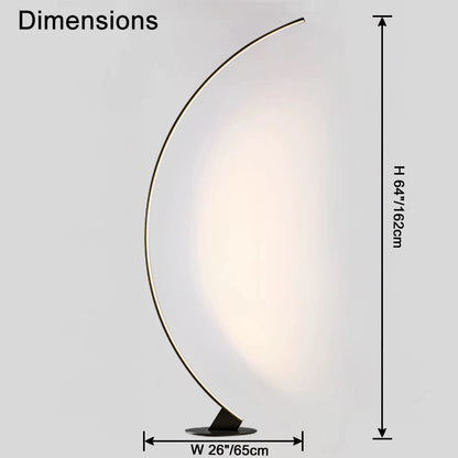 WOMO Arc LED Floor Lamp-WM7093