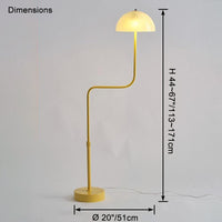 Lampadaire télescopique en verre bombé WOMO – WM7097