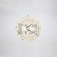 WOMO Designer LED Pendelleuchte SLV Chrom Kugel -WM2091