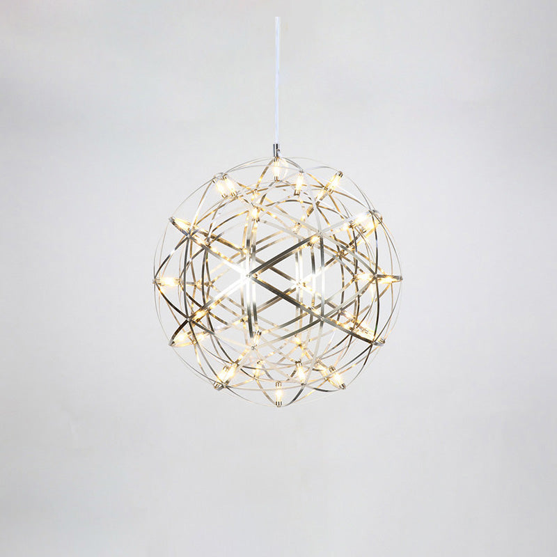 WOMO Designer LED Pendant Light SLV Chrome Sphere -WM2091