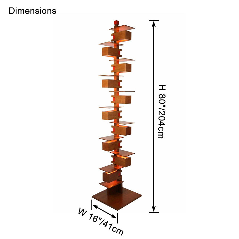 WOMO Column Nut Tree Floor Lamp-WM7110