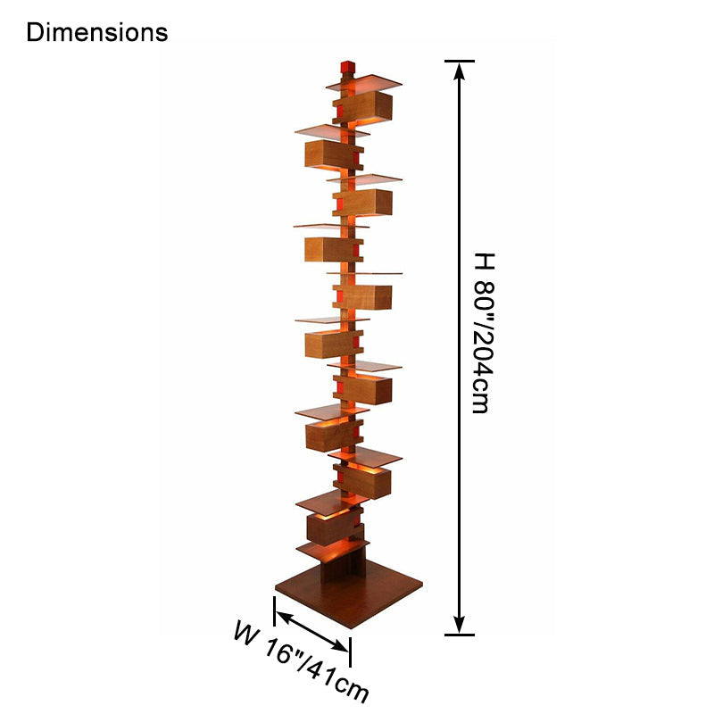 WOMO Column Nut Tree Floor Lamp-WM7110