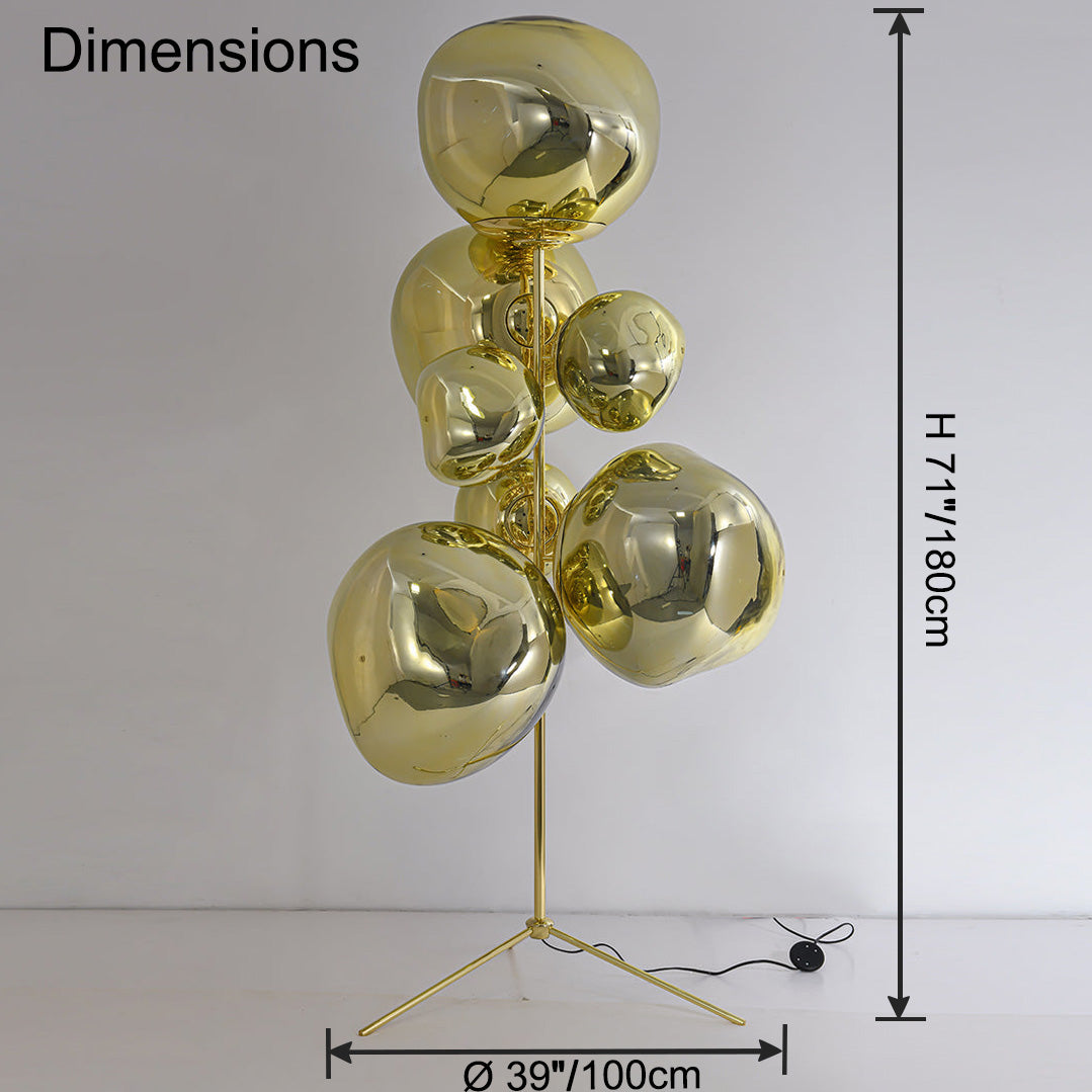 WOMO Multi-Light Melt Lava Floor Lamp - WM7010