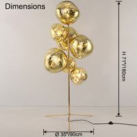 Lampadaire WOMO Multi-Light Melt Lava-WM7010