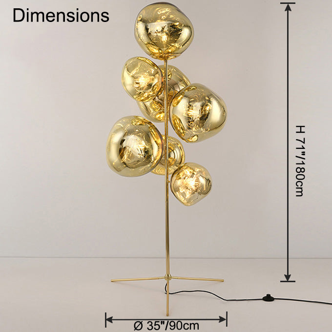 WOMO Multi-Light Melt Lava Floor Lamp - WM7010