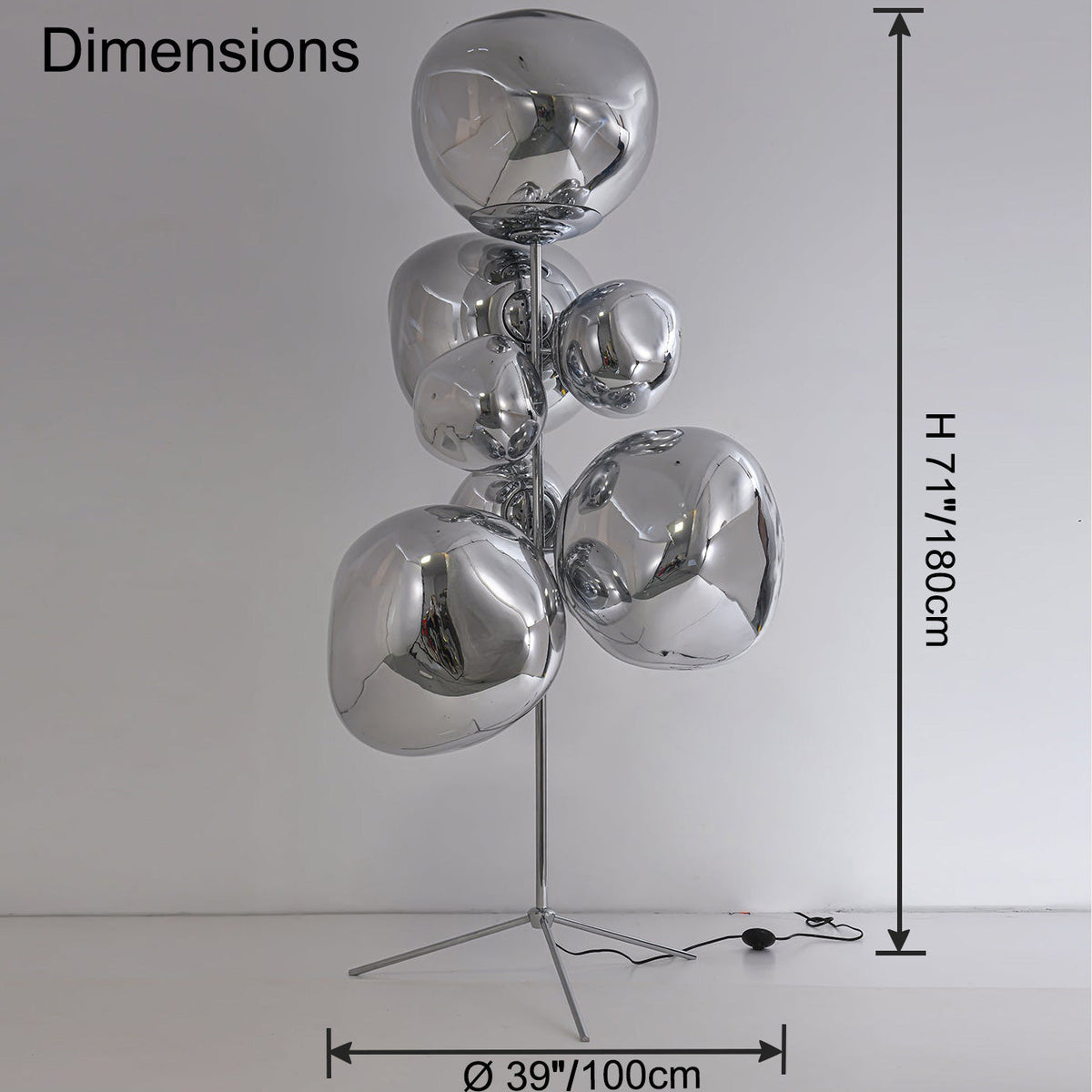 Lampadaire WOMO Multi-Light Melt Lava-WM7010