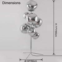 Lampadaire WOMO Multi-Light Melt Lava-WM7010