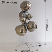 Lampadaire WOMO Multi-Light Melt Lava-WM7010