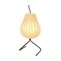 WOMO Lampe à poser en soie forme poire -WM7126