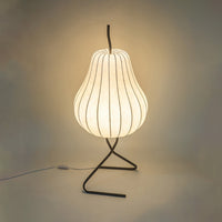WOMO Lampe à poser en soie forme poire -WM7126
