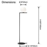 WOMO Glass Sphere Floor Lamp - WM7128