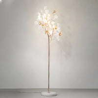 WOMO Keramik-Gingkobaum-Stehlampe-WM7137