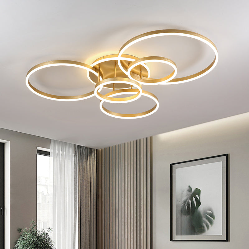 WOMO Runde LED-Deckenleuchte mit Unterputzmontage-WM1032