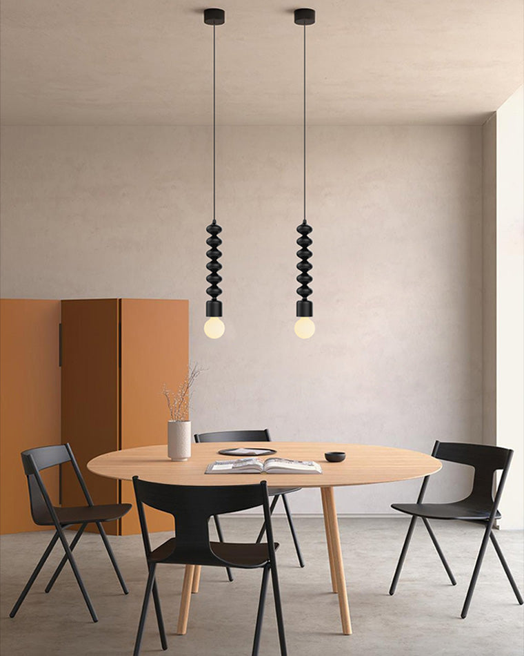 WOMO Bauhaus Perlen Nachttisch Pendelleuchte-WM2133