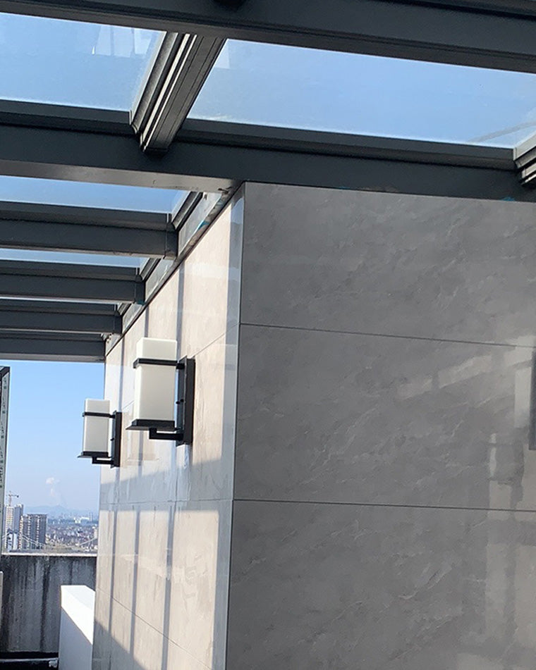 WOMO Outdoor Wall Light made of Frosted Glass - WM9202
