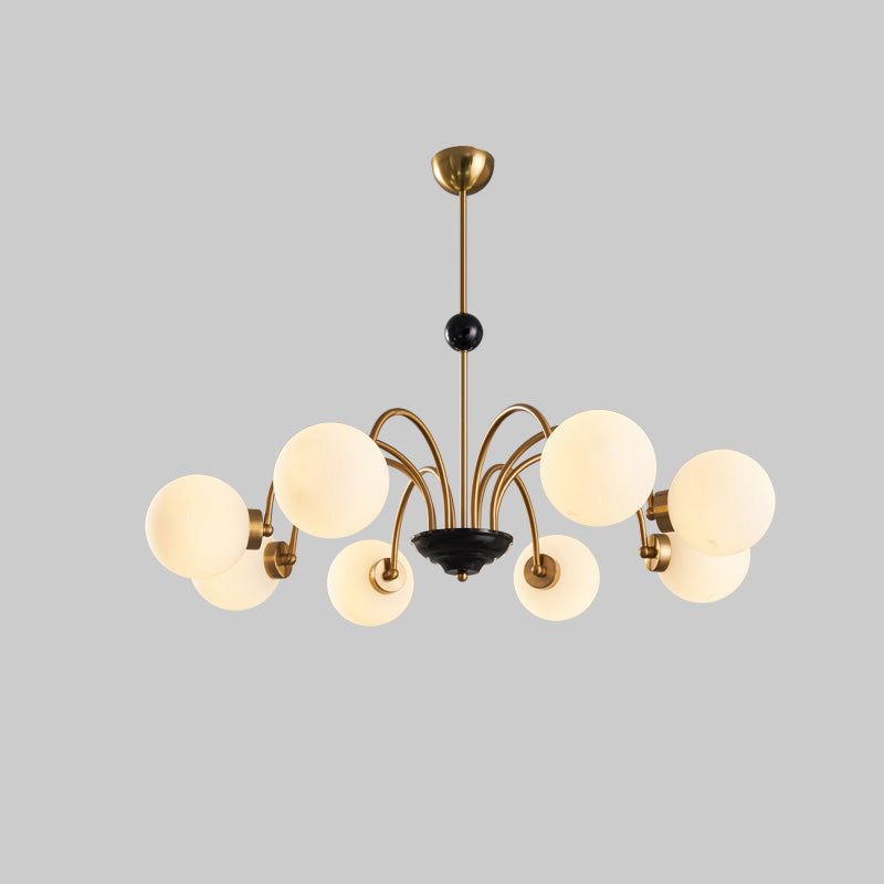 WOMO Mid Century Kronleuchter Glaskugeln-WM2304