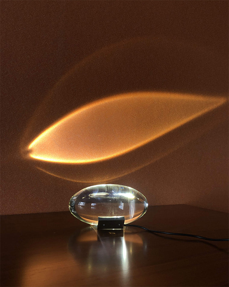 WOMO Sternenprojektor-Tischlampe aus Glas-WM8000