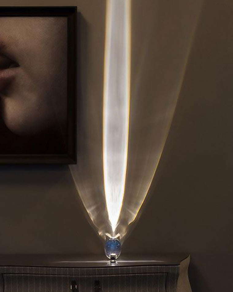 WOMO Sternenprojektor-Tischlampe aus Glas-WM8000