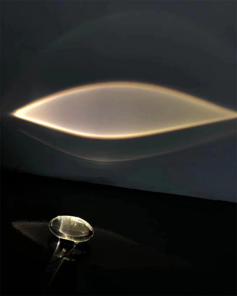 WOMO Sternenprojektor-Tischlampe aus Glas-WM8000
