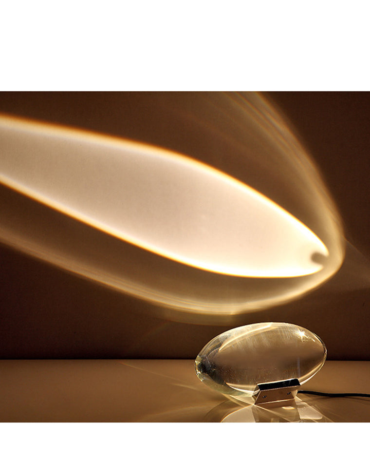WOMO Sternenprojektor-Tischlampe aus Glas-WM8000