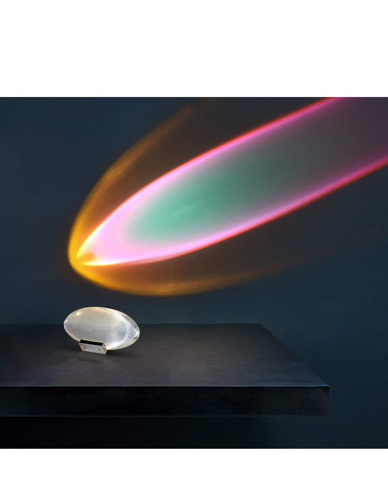 WOMO Sternenprojektor-Tischlampe aus Glas-WM8000
