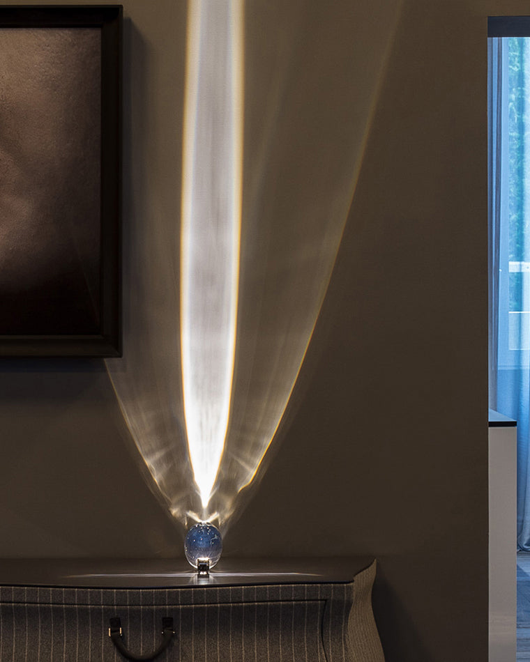 WOMO Sternenprojektor-Tischlampe aus Glas-WM8000