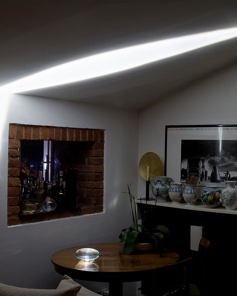 WOMO Sternenprojektor-Tischlampe aus Glas-WM8000
