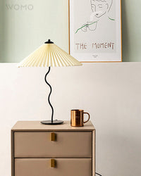 Lampe de table plissée ondulée WOMO - WM8001