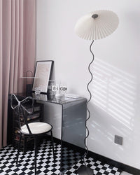 Lampe de table plissée ondulée WOMO - WM8001