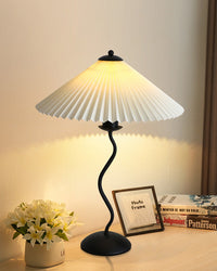 Lampe de table plissée ondulée WOMO - WM8001