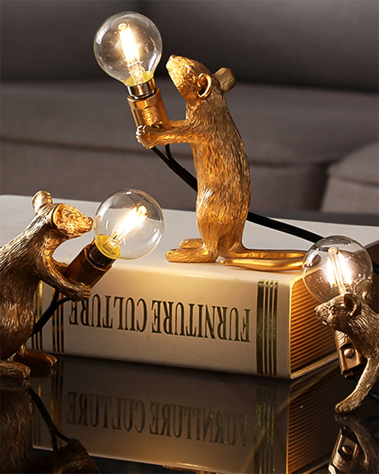WOMO Maus Kleintier Tischlampe-WM8004