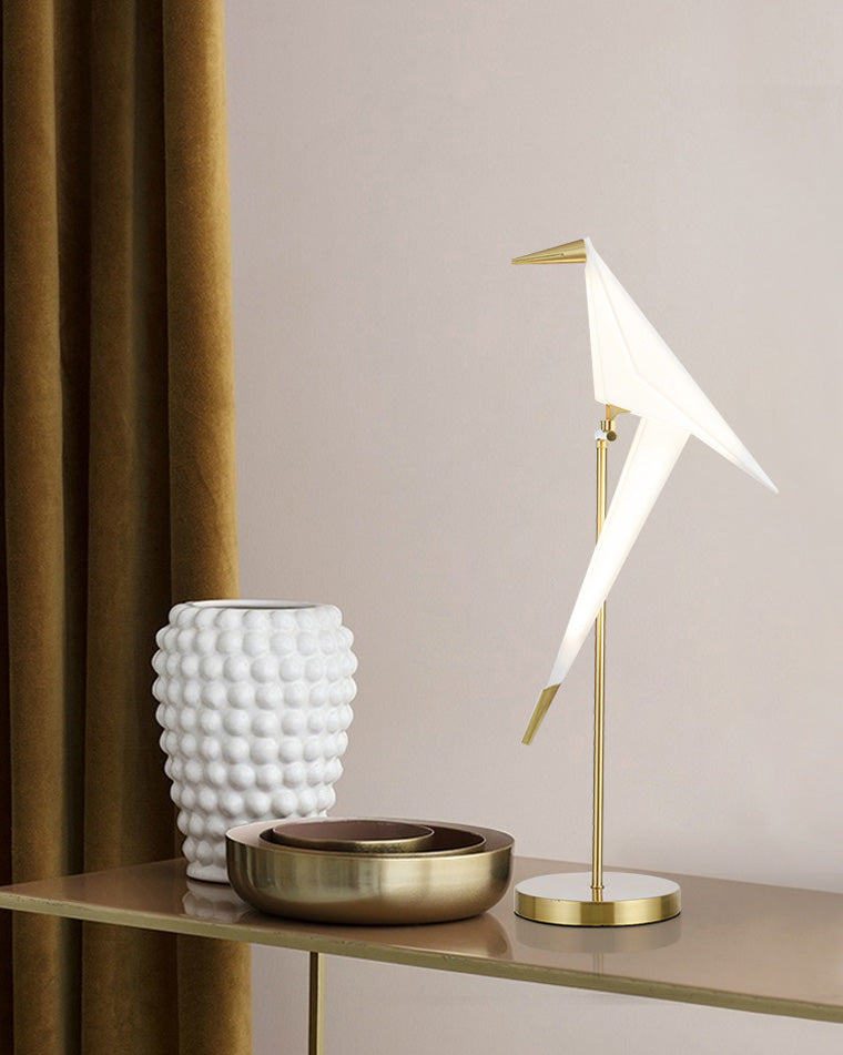 WOMO Kranich Origami Vogel Tischlampe-WM8006