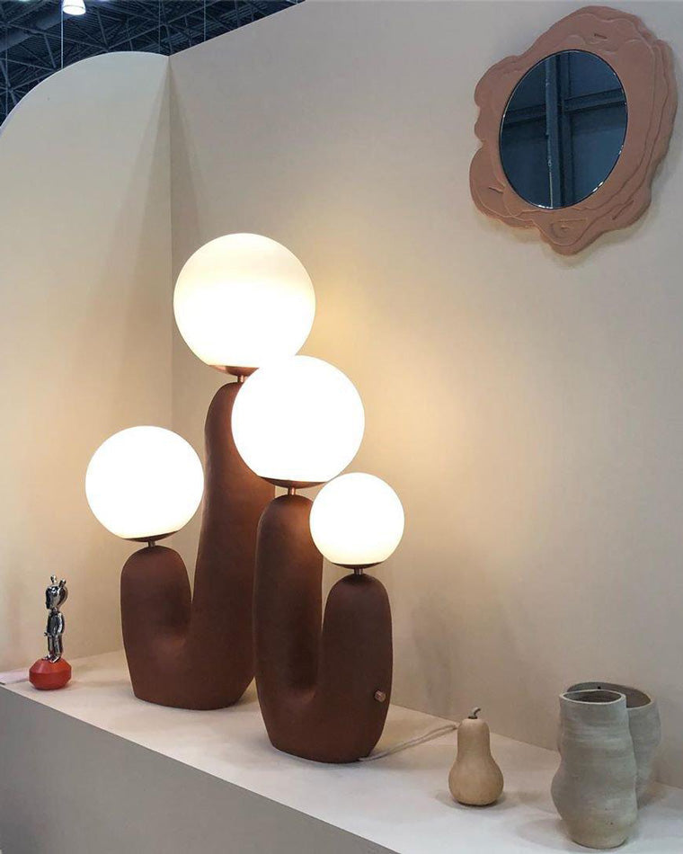 WOMO Globe Skulpturale Tischlampe-WM8007