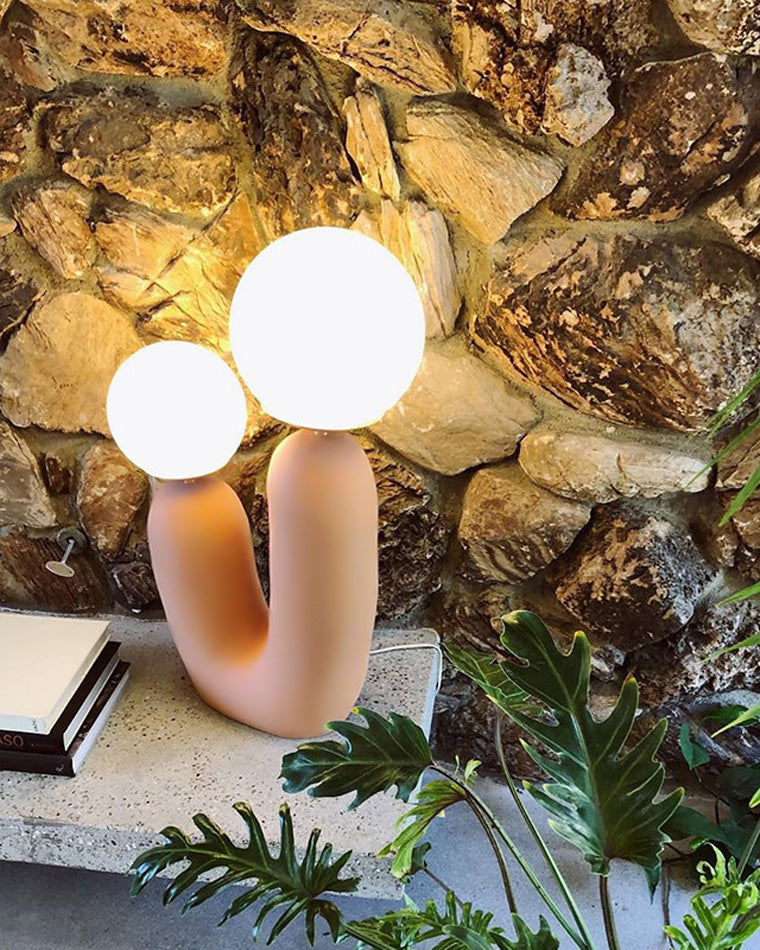 WOMO Globe Skulpturale Tischlampe-WM8007