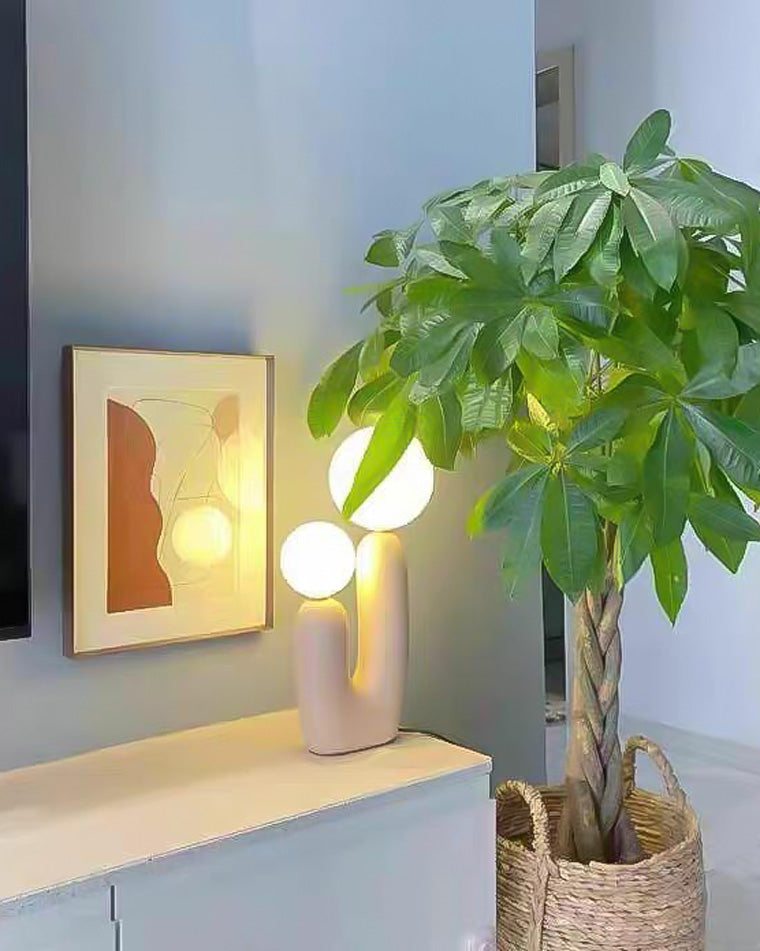 WOMO Globe Skulpturale Tischlampe-WM8007