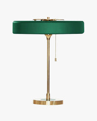 WOMO Mid-Century Round Table Lamp with Pull Chain - WM8009