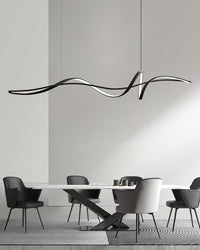 WOMO Suspension LED Spirale noire - WM2299