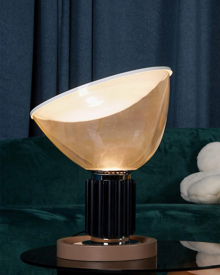 WOMO Große Glastischlampe-WM8019