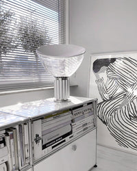 WOMO Große Glastischlampe-WM8019
