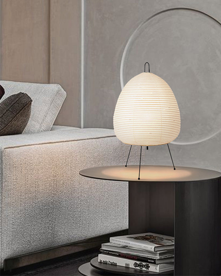 WOMO Japanische Dreibein-Papierlaternen-Tischlampe-WM8023