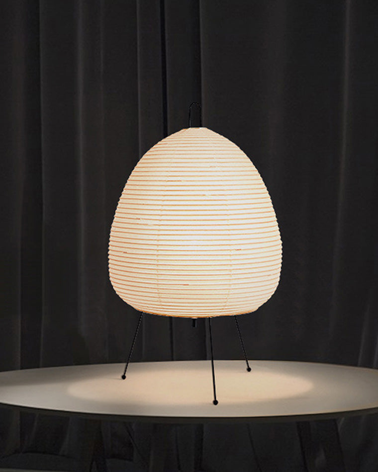 WOMO Japanische Dreibein-Papierlaternen-Tischlampe-WM8023