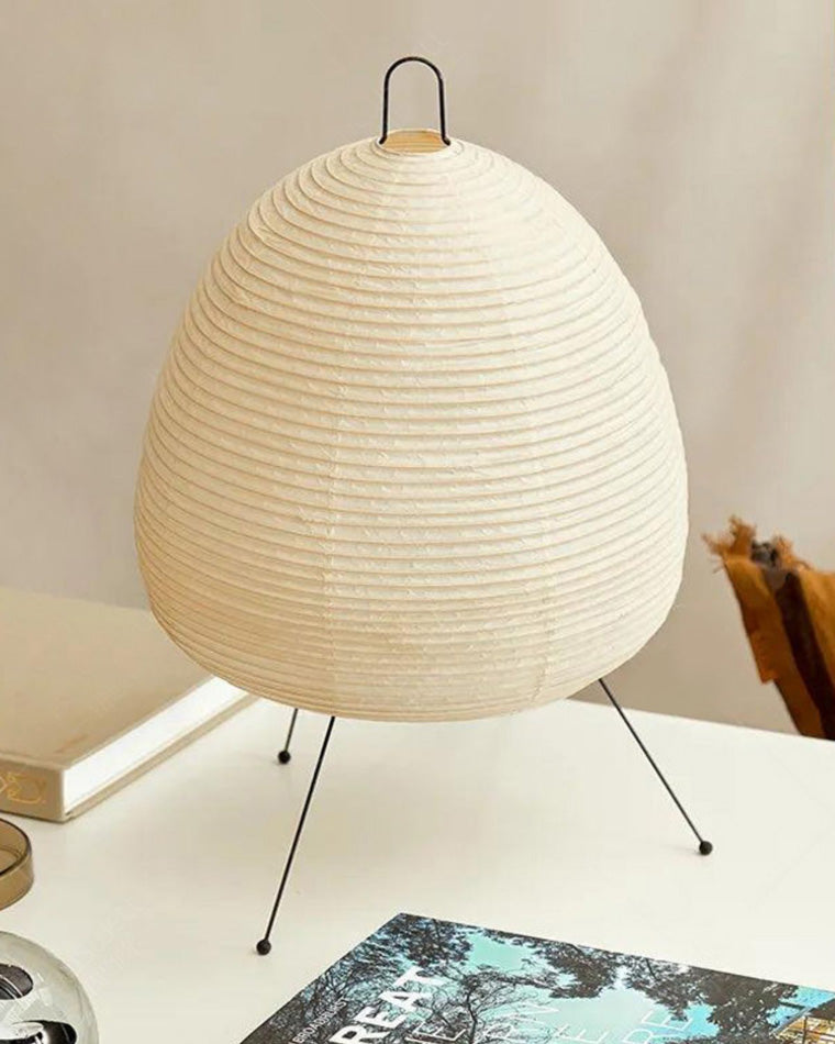 WOMO Japanische Dreibein-Papierlaternen-Tischlampe-WM8023