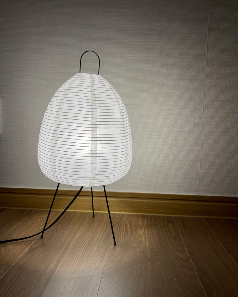 WOMO Japanische Dreibein-Papierlaternen-Tischlampe-WM8023