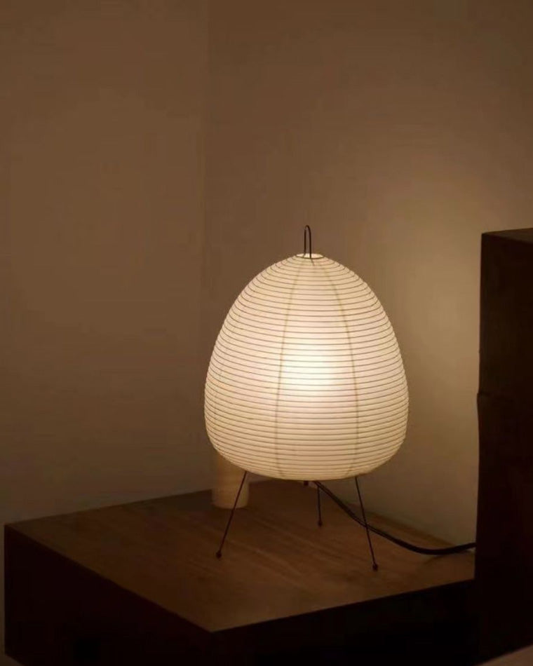 WOMO Japanische Dreibein-Papierlaternen-Tischlampe-WM8023